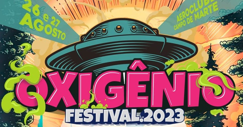 Oxigênio Festival 2023, em agosto, terá quatro bandas internacionais e 20 nacionais