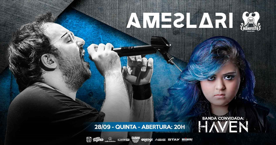 AMESLARI anuncia show em São Paulo