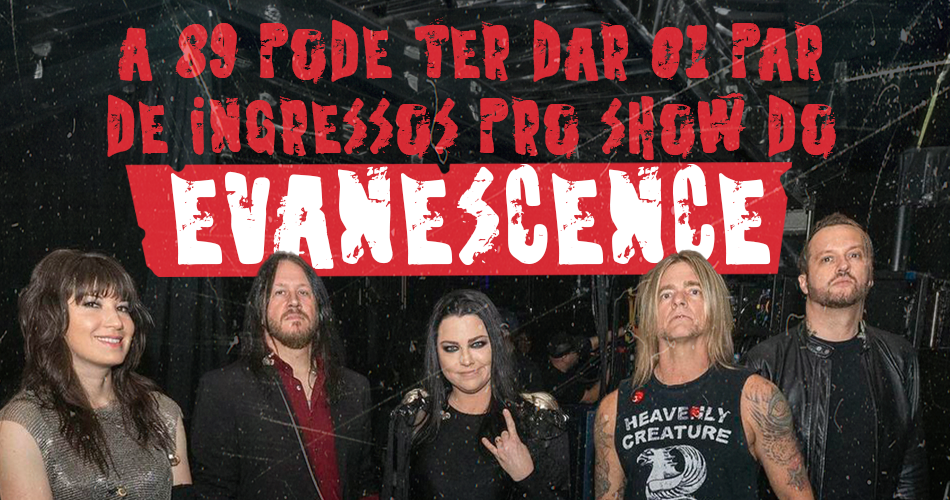 Ingressos para ver Evanescence em SP