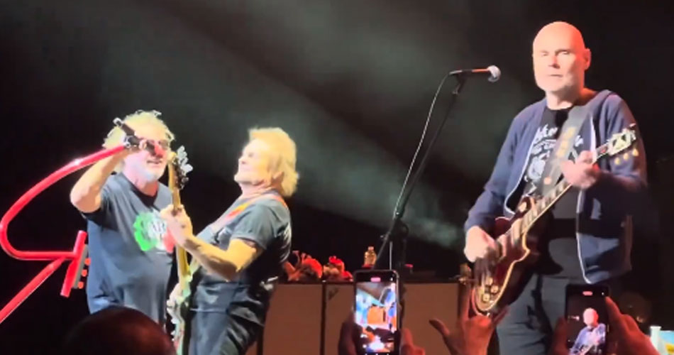 Vídeo: Sammy Hagar convida Billy Corgan, do Smashing Pumpkins, para tocar clássico do Van Halen