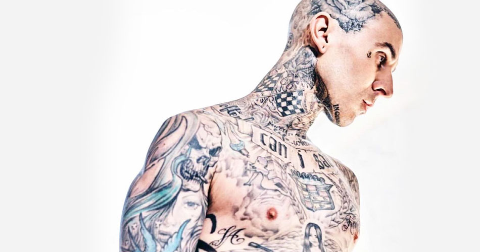 Travis Barker lança sua linha de tatuagens semipermanentes
