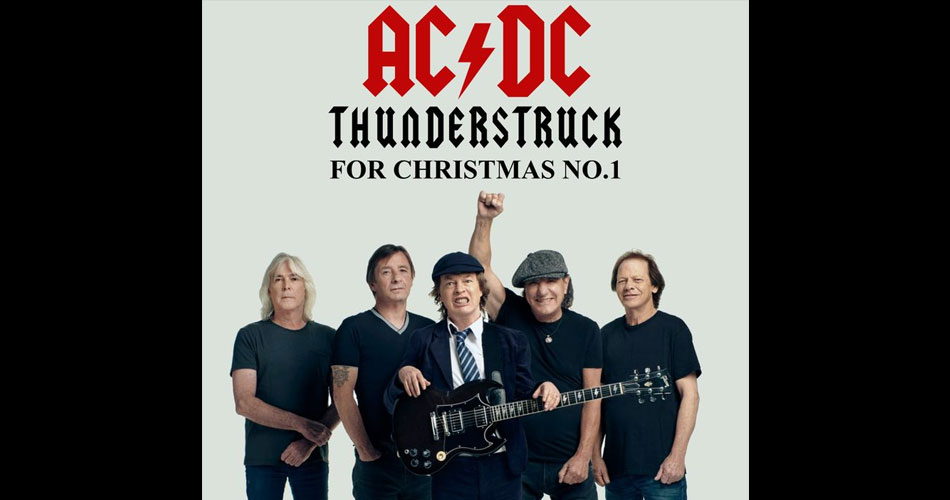Fãs do AC/DC iniciam campanha para levar “Thunderstruck” ao topo da parada britânica no Natal