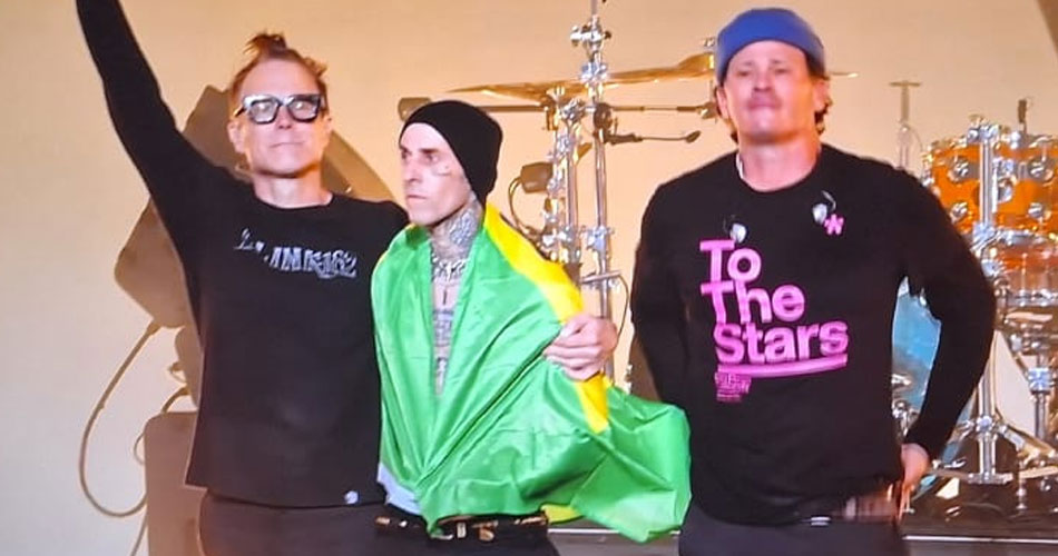 Finalmente! blink-182 faz seu primeiro show no Brasil. E que show!