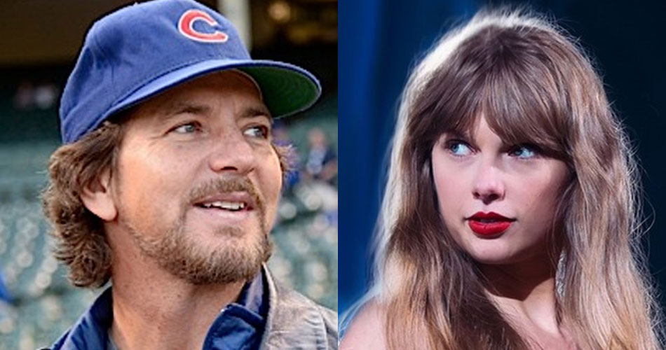 Eddie Vedder vê semelhanças entre fãs de Taylor Swift e comunidades punk dos anos 1970