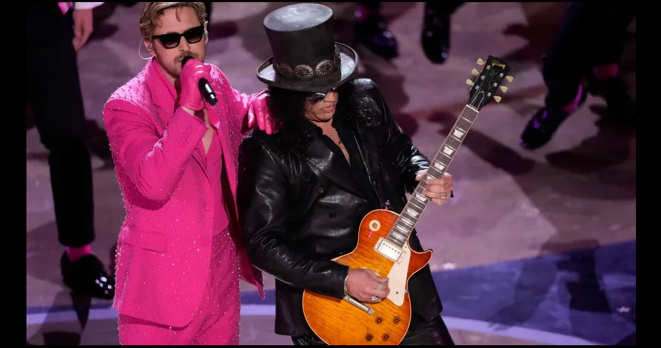 Slash toca “I’m Just Ken” com Ryan Gosling em cerimônia do Oscar
