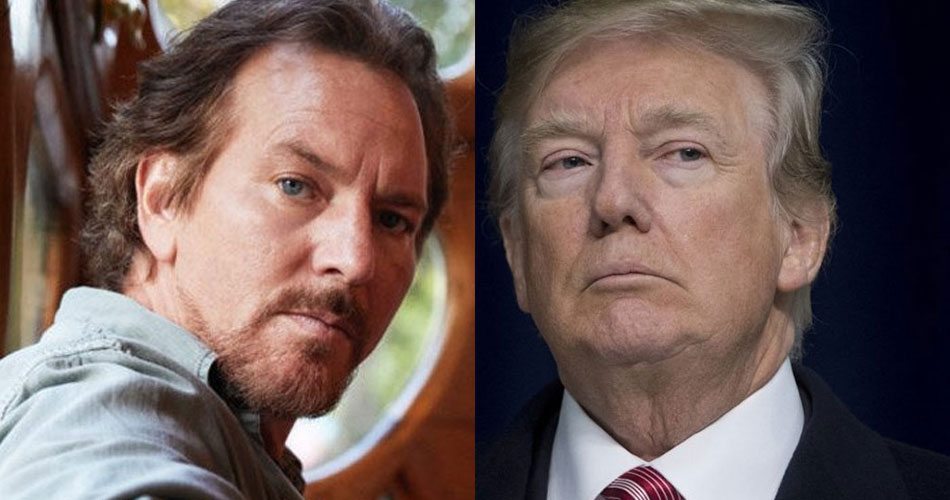 Pearl Jam: Eddie Vedder revela que single “Wreckage” fala sobre Donald Trump